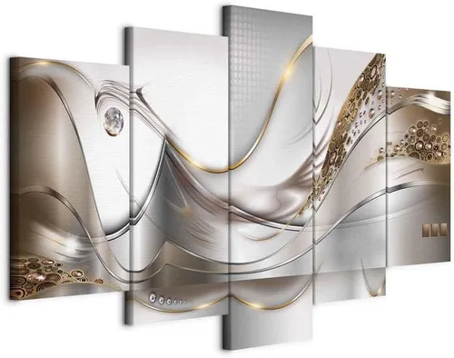 Vista 14 de Lienzo decorativo con impresión artística de diseño de orquídea de Artgeist Orquídea #01