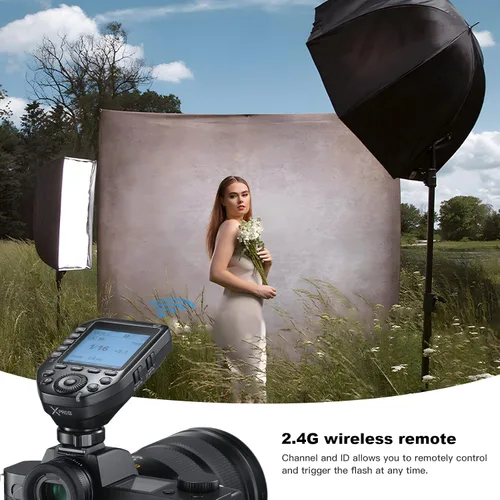 Vista 3 de Godox XProII-N TTL Transmisor de disparador de flash inalámbrico compatible con cámaras Nikon, 2.4G 1/8000s HSS, conexión Bluetooth, nuevo bloqueo