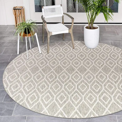 Vista 24 de Jill Zarin Outdoor Collection - Alfombra de área - Turcas y Caicos (2' 2" x 3' 1" Rectángulo Beige/Marrón)