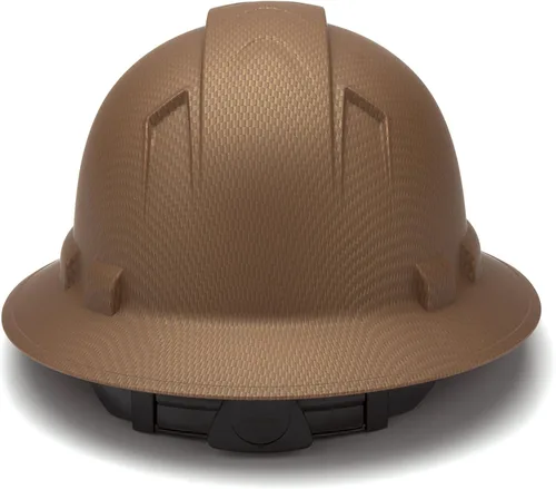 Vista 4 de Pyramex Ridgeline Full Brim Hard Hat 4 Point Ratchet