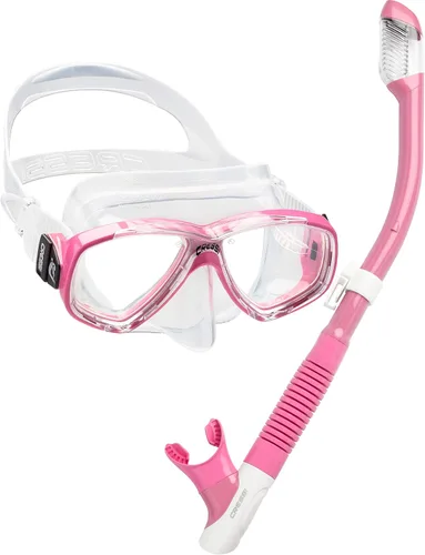Vista 14 de Cressi Juego de esnórquel para adultos Máscara y snorkel Máscara de silicona cómoda de primera calidad Snorkel superior seco Diseñado