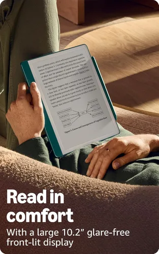 Vista 7 de Nuevo Amazon Kindle Scribe (16 GB). Pantalla rediseñada con bordes uniformes. Ahora escribe directamente en libros y documentos. Con resumen