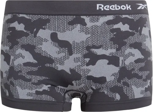 Vista 4 de Reebok Women's Underwear Plus Size Seamless Boyshort Panties (6 Pack)