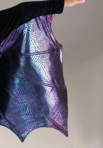 Vista 5 de Disfraz Brillante de Murciélago para Niños Multicolor