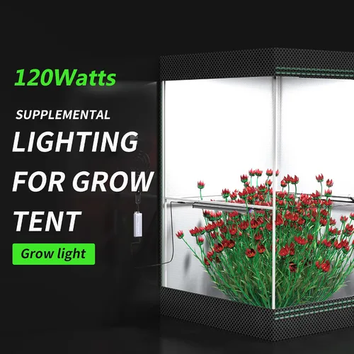 Vista 2 de FARMLITE Barras de luz de crecimiento de espectro completo debajo del dosel, lámparas de cultivo LED para plantas de interior, cadena de margaritas