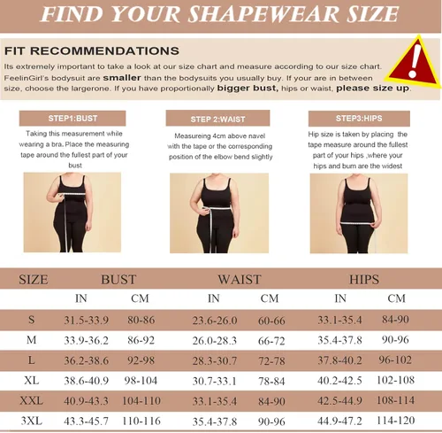 Vista 6 de FeelinGirl Tummy Control Shapewear for Women Body Shaper Low Back Shaper