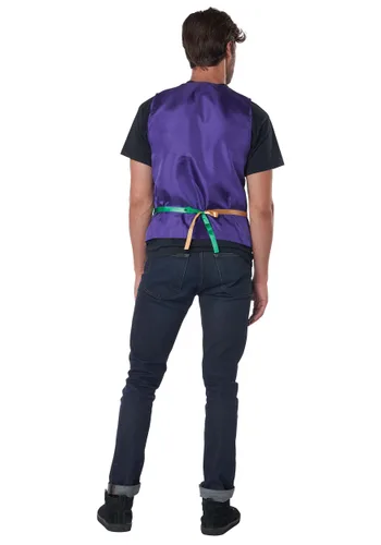 Vista 2 de Set de Chaleco de Carnaval con Lentejuelas para Hombre Multicolor