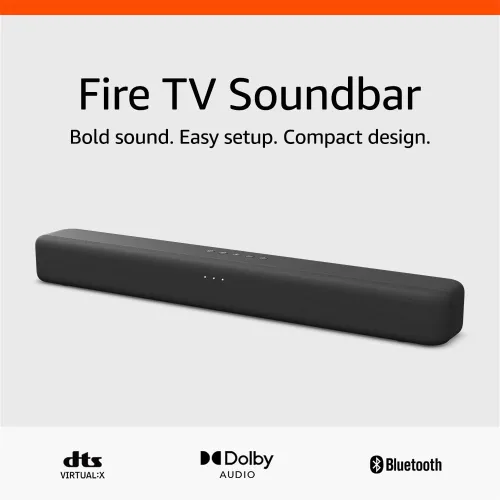 Vista 8 de Barra de sonido Amazon Fire TV con plan de protección de 2 años