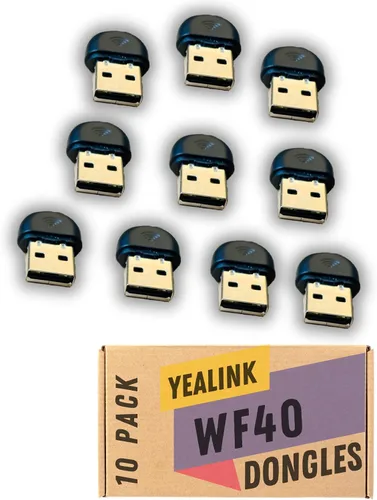 Vista 5 de Yealink - Adaptador WiFi WF40 Dongle USB para teléfonos VoIP modelos compatibles - T46U, T48U, T41S, T42S, T46S, T48S, T52S, T54S, T42U, T43U, T27G