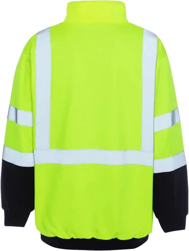 Vista 3 de Utility Pro UPA542 Polyamide High-Vis 1/4 Zip Pullover