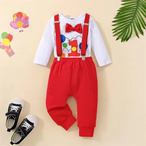 Vista 2 de TBUIALL Toddler Vest Outfit Girl Baby Girl Organic Romper Thanks Giving Outfits Baby Girls Clothes Elephant 9 Month Old