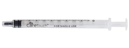 Vista 2 de Care Touch CTSLS1-VC Luer Slip Jeringa 0.0 fl oz - 100ct Sin aguja