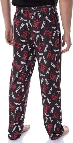 Vista 4 de The Office That's What She Said - Pantalones de pijama para hombre, Negro
