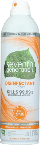 Vista 3 de Seventh Generation Limpiador en aerosol desinfectante, 26 oz. Botella de spray de gatillo, 8/cartón