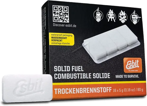 Vista 7 de Esbit 1300-grados tabletas de combustible sólido para mochileros, Camping, Prep de emergencia, sin humo y pasatiempo