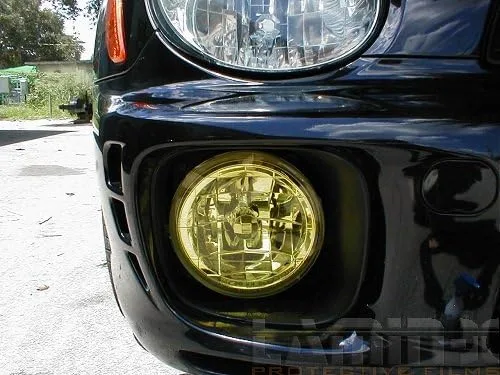 Vista 3 de Lamin-x Cubiertas de luz antiniebla amarillas de ajuste personalizado para base Chevy Corvette C6 (05-13)