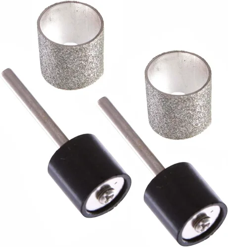 Vista 9 de Molinillo de uñas para mascotas, rueda de diamante, grano 120 y grano 80, bandas de lijado para herramienta Dremel de uñas de mascotas, compatible