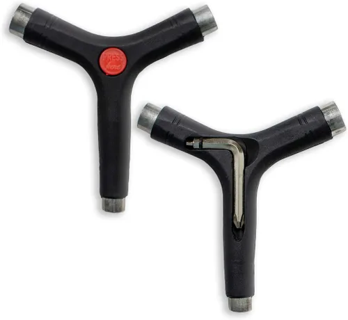 Vista 9 de Yocaher Monopatín Longboard Multifuncional Y-Tool Herramienta de Patín Tamaño de Bolsillo Todo en uno (1 pc)