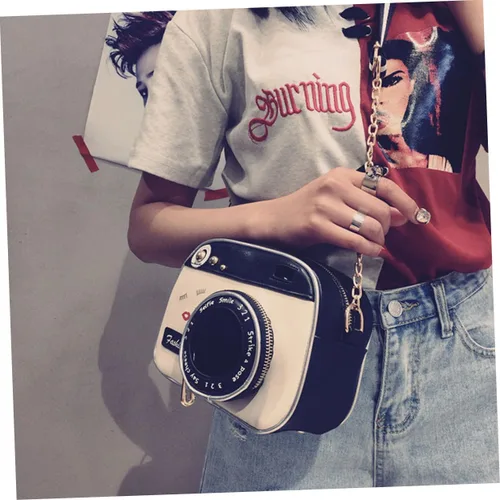 Vista 6 de SOIMISS Bolso cruzado para mujer, monedero cruzado, bolso vintage para cámara, bolso de piel sintética para mujer, bolso de hombro
