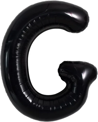 Vista 43 de TONIFUL Globos grandes de helio de letras B negras grandes de 40 pulgadas, globos de aluminio Mylar para decoración de suministros de fiesta