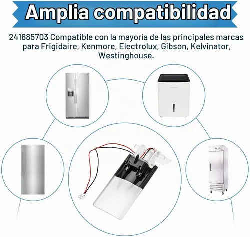 Vista 3 de 241685703 Actuador dispensador de agua para frigidaire refrigerador