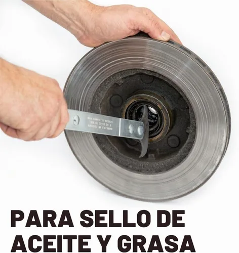 Vista 4 de Powerbuilt Extractor de sellos, herramienta resistente para extracción de sellos, fácil agarre, automoción, mecánica y aplicación de bricolaje, rojo