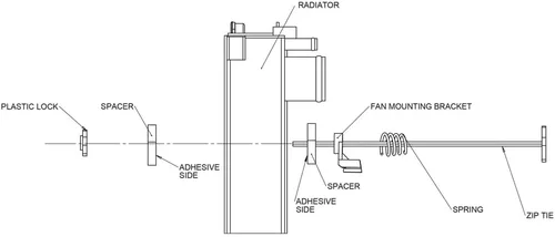 Vista 3 de 34 filas de aluminio negro 10AN manguera accesorios de extremo de remolque resistente transmisión automática motor enfriador de aceite 12 voltios