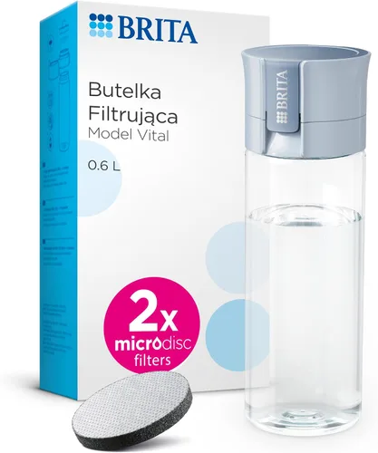 Vista 13 de BRITA Fill and Go Vital - Botella de filtro de agua, color rosa, paquete de 1