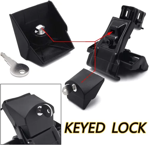 Vista 4 de Sistema de portaequipajes de techo completo ajustable con cerradura universal para vehículos sin riel lateral del techo