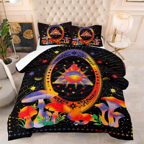 Vista 14 de TAILOR SHOP - Juego de edredón con bandera americana para niños y adolescentes, juego de ropa de cama con patrón de bandera americana, tamaño queen