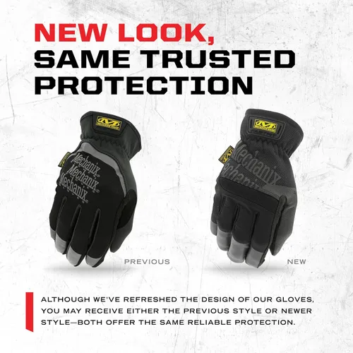 Vista 5 de Mechanix Wear: FastFit Work Glove with Elastic Cuff for Secure Fit, Performance Gloves for Multi-purpose Use