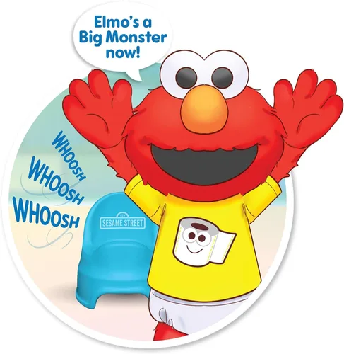 Vista 4 de SESAME STREET Potty Time Elmo - Peluche sostenible de 12 pulgadas, sonidos y frases, herramienta de entrenamiento para ir al baño, juguetes