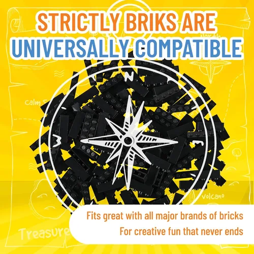 Vista 4 de Strictly Briks - Classic Briks - Kit de iniciación de construcción 100 % compatible con todas las principales marcas de bloques