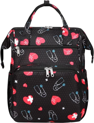 Vista 8 de Mochila de Enfermera Gatycallaty, Gris, Estándar