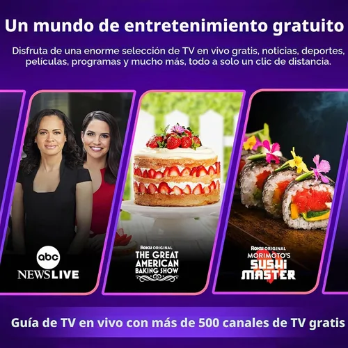 Vista 10 de Roku Streaming Stick 4K con control remoto por voz - HDR10+ y Dolby Vision