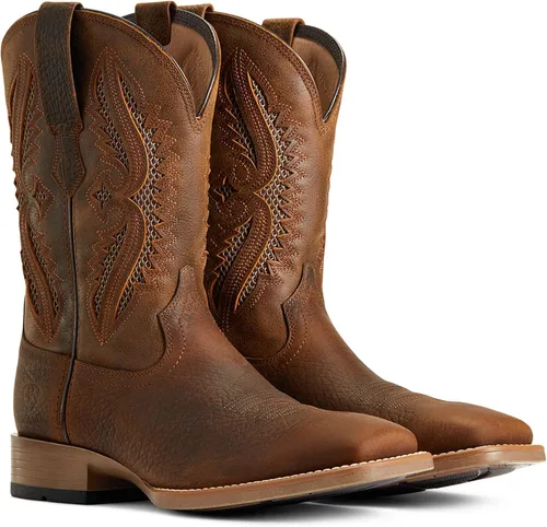 Vista 4 de Ariat Rowder Venttek 360 - Botas de punta cuadrada para hombre, color azul, marrón