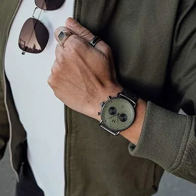 Vista 5 de MVMT Blacktop Men's Chronograph Watch