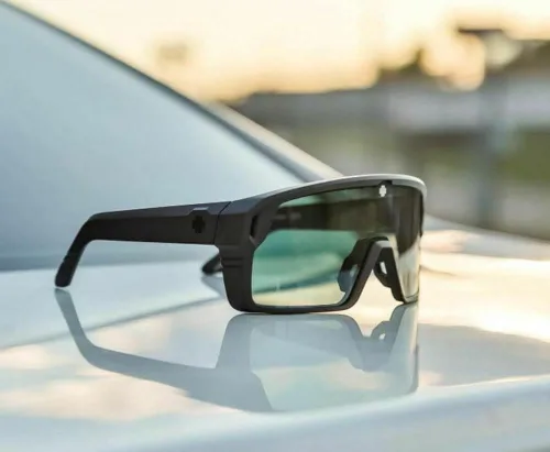 Vista 5 de Spy Arcylon - Gafas de sol con lentes polarizadas color negro brillante y verde