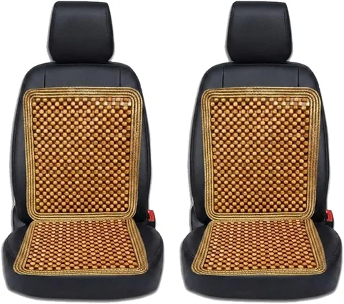 Vista 8 de ZONETECH Cojín para Asiento de Conductor de Madera con Cuentas - Protector de Asiento Universal Masajeador Cómodo para Coche con Alta Ventilación