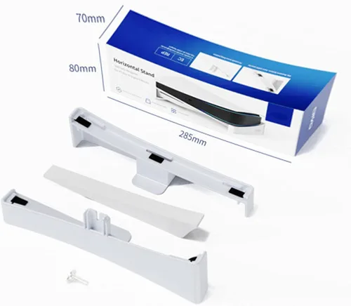 Vista 4 de iFCOW Soporte horizontal compatible con disco PS5 y soporte lateral de consola digital, soporte base horizontal