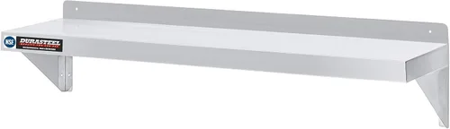 Vista 19 de DuraSteel Estante de pared de acero inoxidable, 24 pulgadas de ancho x 12 pulgadas de profundidad, grado comercial, certificado NSF