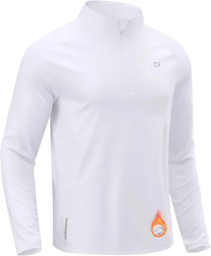 Vista 19 de G Gradual Camisa de golf atlética de manga larga con cremallera de forro Negro