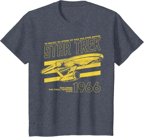 Vista 42 de Star Trek: The Original Series Enterprise '66 Collegiate Camiseta Negro