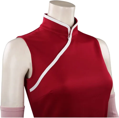 Vista 4 de Haruno Sakura - Disfraz de cosplay para mujeres y niñas, falda de disfraces para Halloween, carnaval