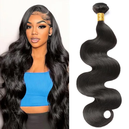 Vista 12 de CSCHS Manojos de cabello humano 12A de 22, 24, 26 pulgadas, mechones de cabello humano ondulado 100% sin procesar, extensiones de cabello virgen