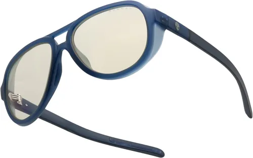 Vista 3 de GUNNAR Alienware Roswell Conspiracy Blue Clear Lens - Anteojos para juegos - Alivia el ojo seco y alivia el ojo seco
