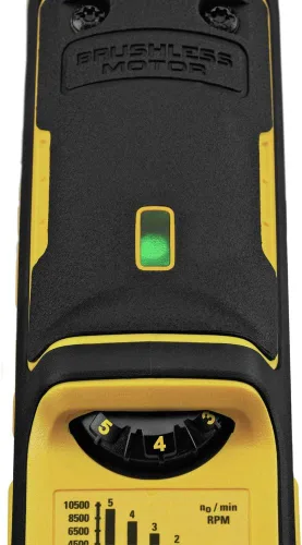 Vista 4 de DEWALT Amoladora angular con interruptor de paleta de 5 pulgadas, velocidad variable (DWE43214NVS)