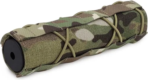 Vista 7 de KRYDEX - Funda táctica para silenciador de Airsoft de 7 pulgadas/18 cm