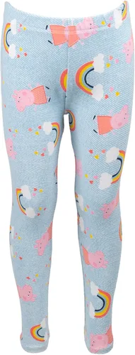 Vista 4 de Peppa Pig Conjunto de camiseta y leggings Peplum para niñas pequeñas