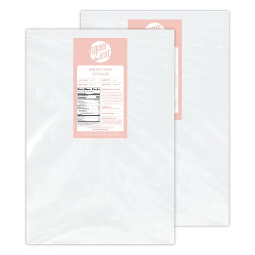 Vista 19 de Hojas de Papel Oblea Comestible Imprimible de paper2eat (0.40 mm - 25 hojas/Vainilla)